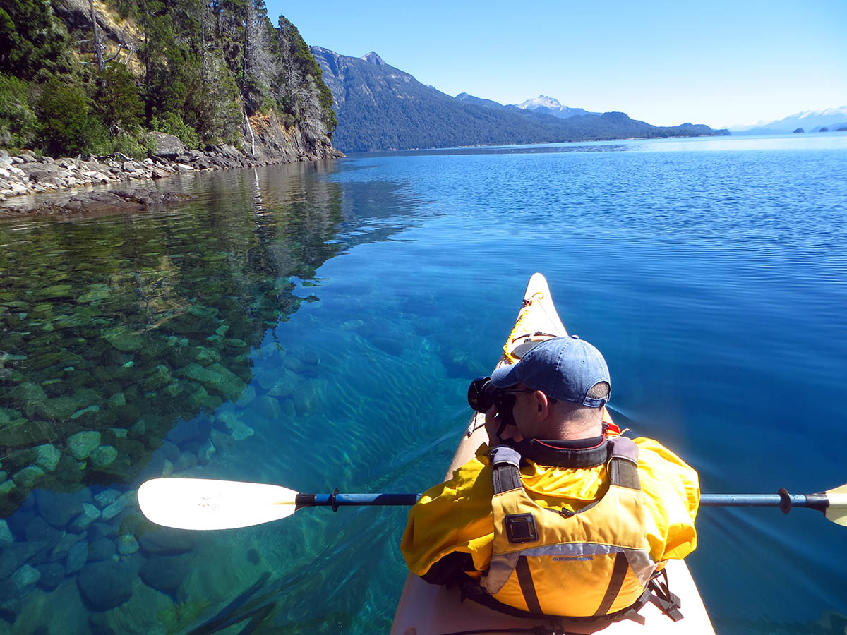 A KAYAK DAY AT NAHUEL HUAPI LAKE