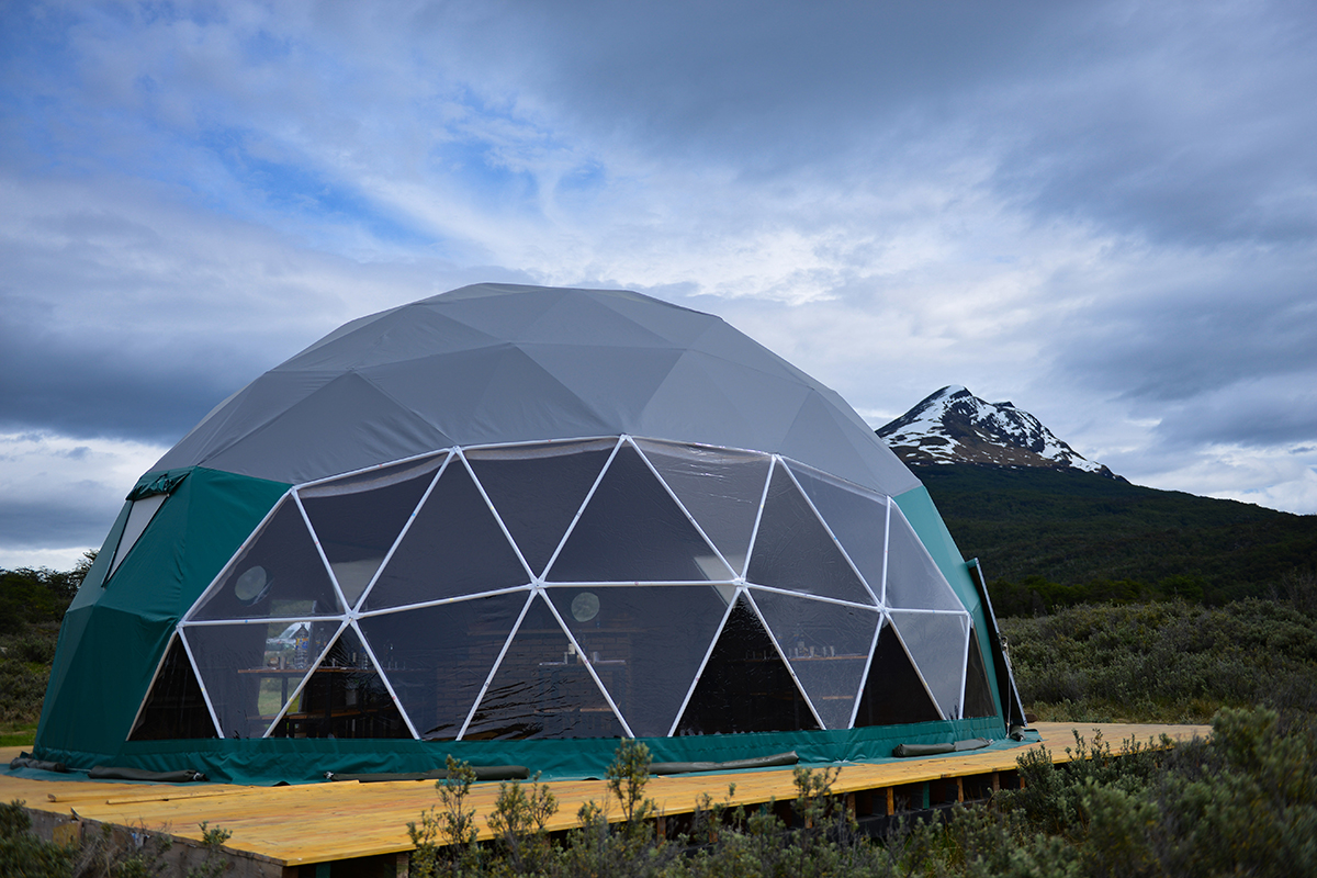 NEW DINING DOME IN TIERRA DEL FUEGO NATIONAL PARK